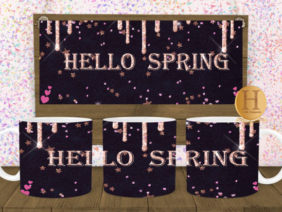 Download Hello Spring Mug Sublimation11oz - Premium Resources