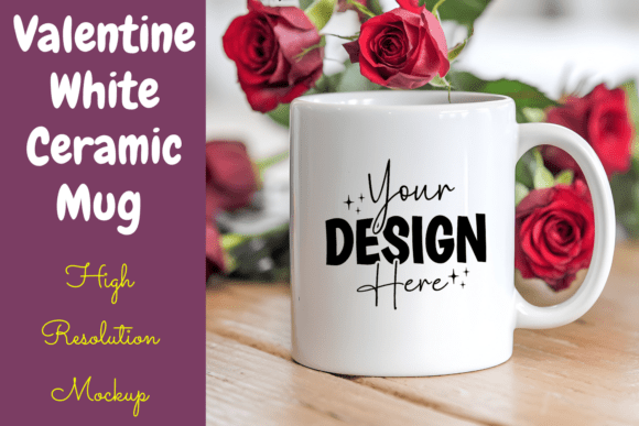 Download Valentine White Ceramic Mug Mockup - White ceramic mug mockup Collection